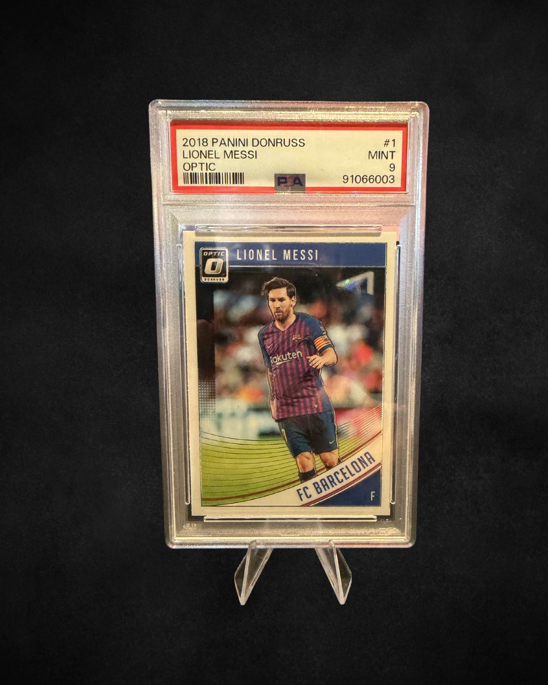 Lionel Messi 2018 Optic SLAB