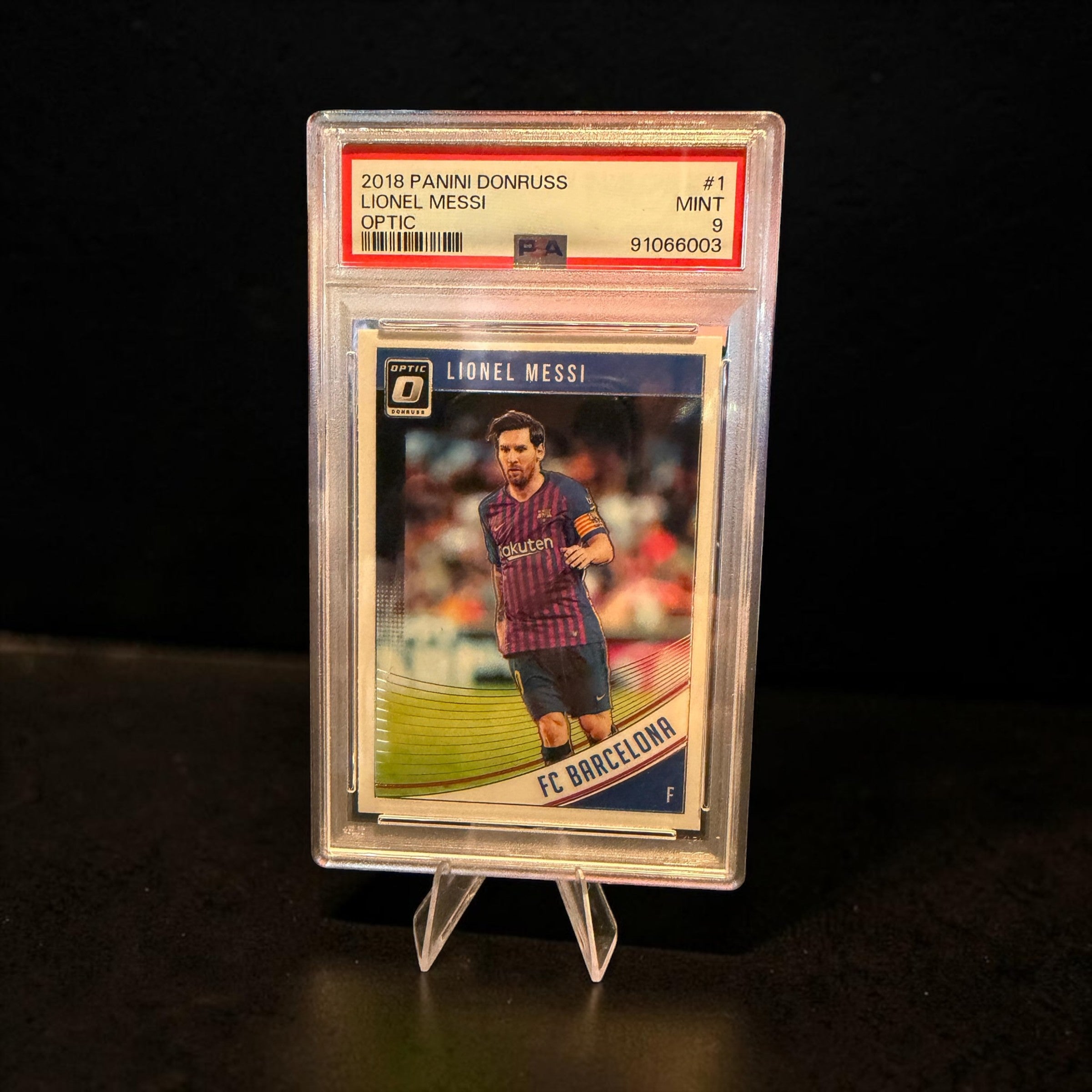 Lionel Messi 2018 Optic SLAB
