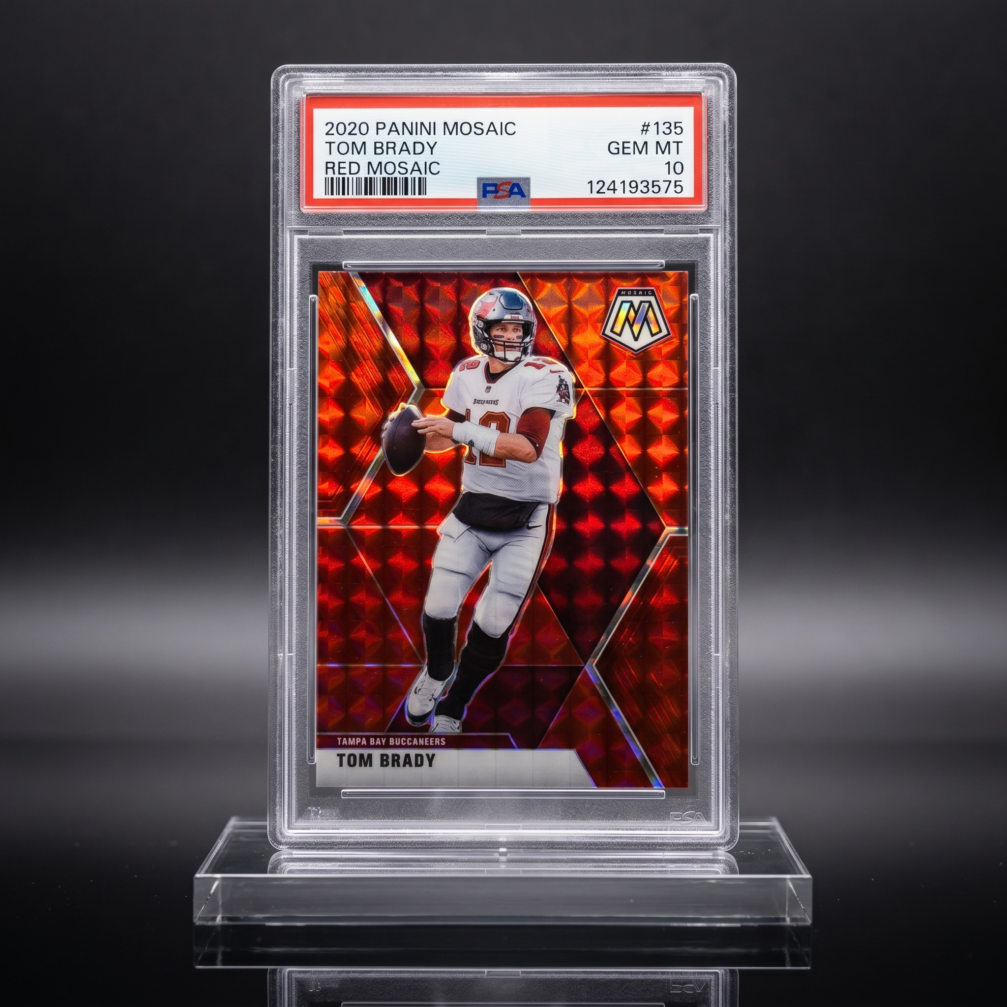 TOM BRADY SLAB RED MOSAIC